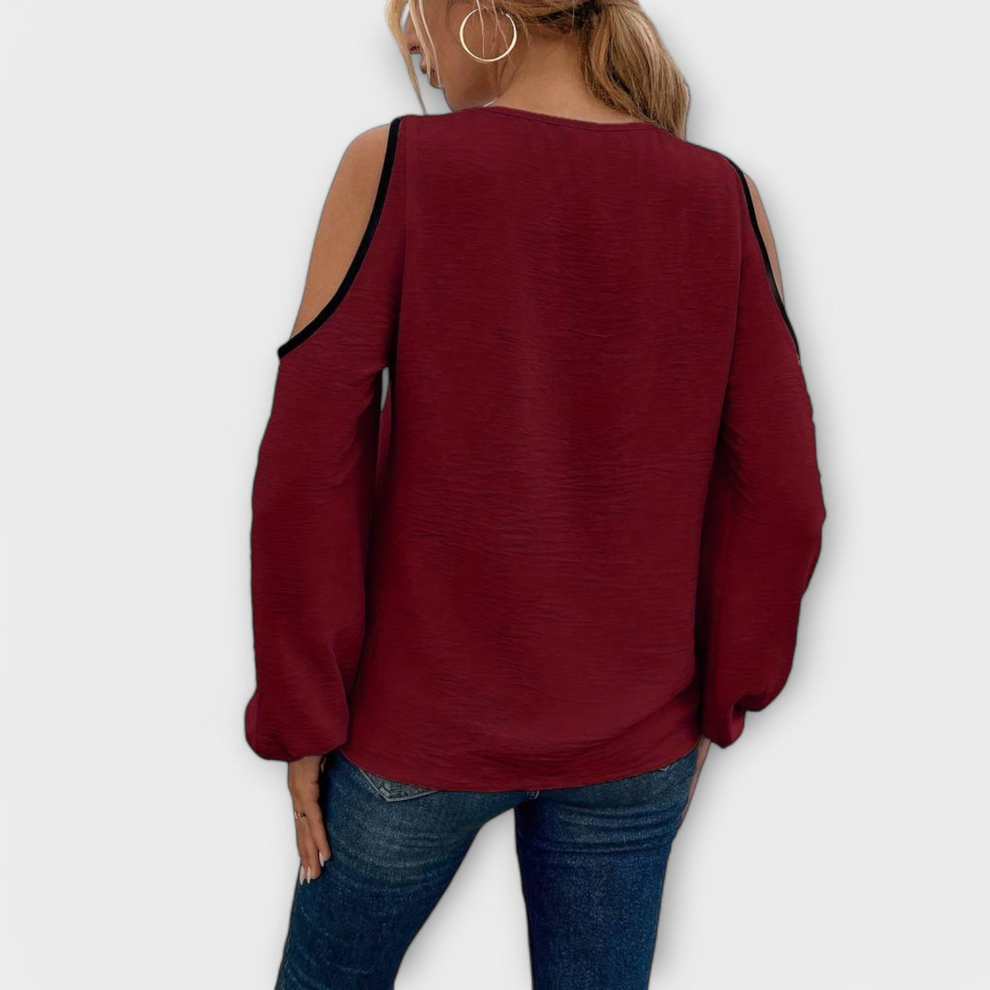 Nora - Bluse mit quadratischem Ausschnitt