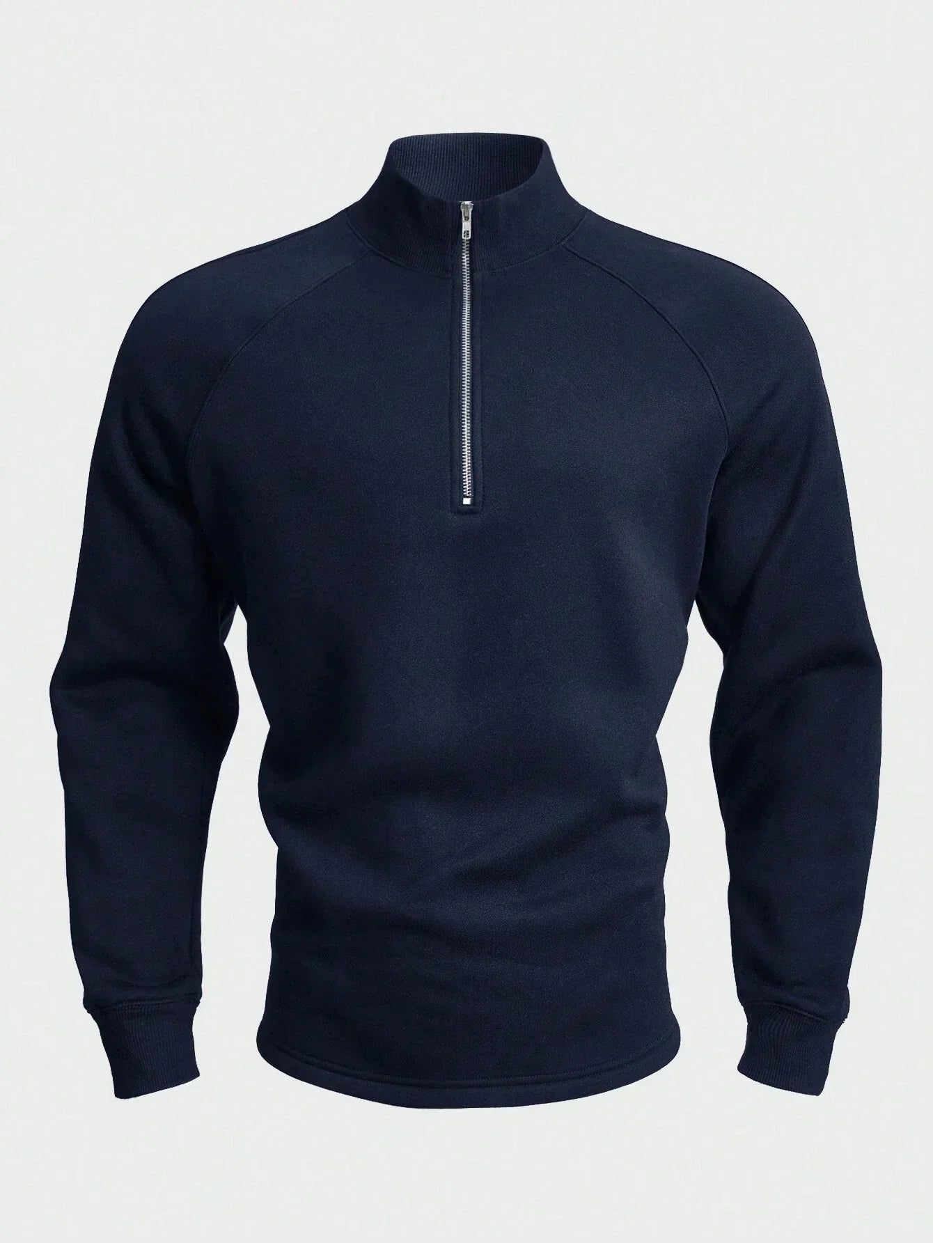 Miveno – Viertelreißverschluss-Sweatshirt
