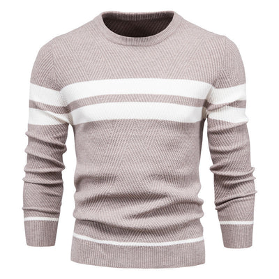 Feodor – Strukturierter Rundhals-Pullover
