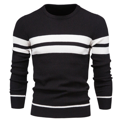 Feodor – Strukturierter Rundhals-Pullover