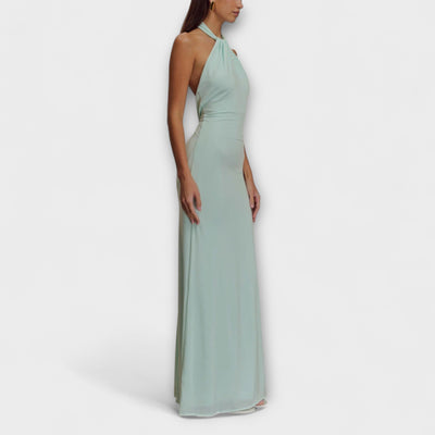 Freya - Slinky Halter Maxi Kleid