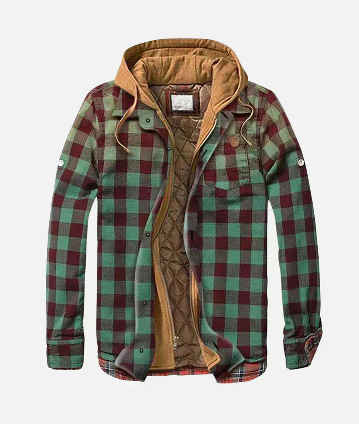 Alain - Patchworkjacke mit Karomuster