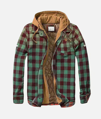 Alain - Patchworkjacke mit Karomuster
