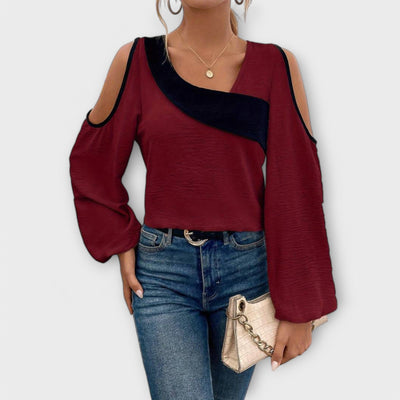 Nora - Bluse mit quadratischem Ausschnitt