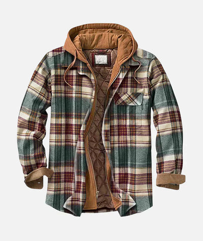 Alain - Patchworkjacke mit Karomuster