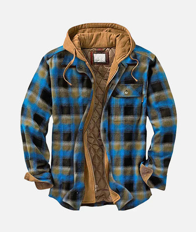 Alain - Patchworkjacke mit Karomuster
