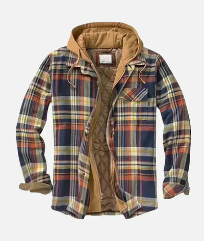Alain - Patchworkjacke mit Karomuster