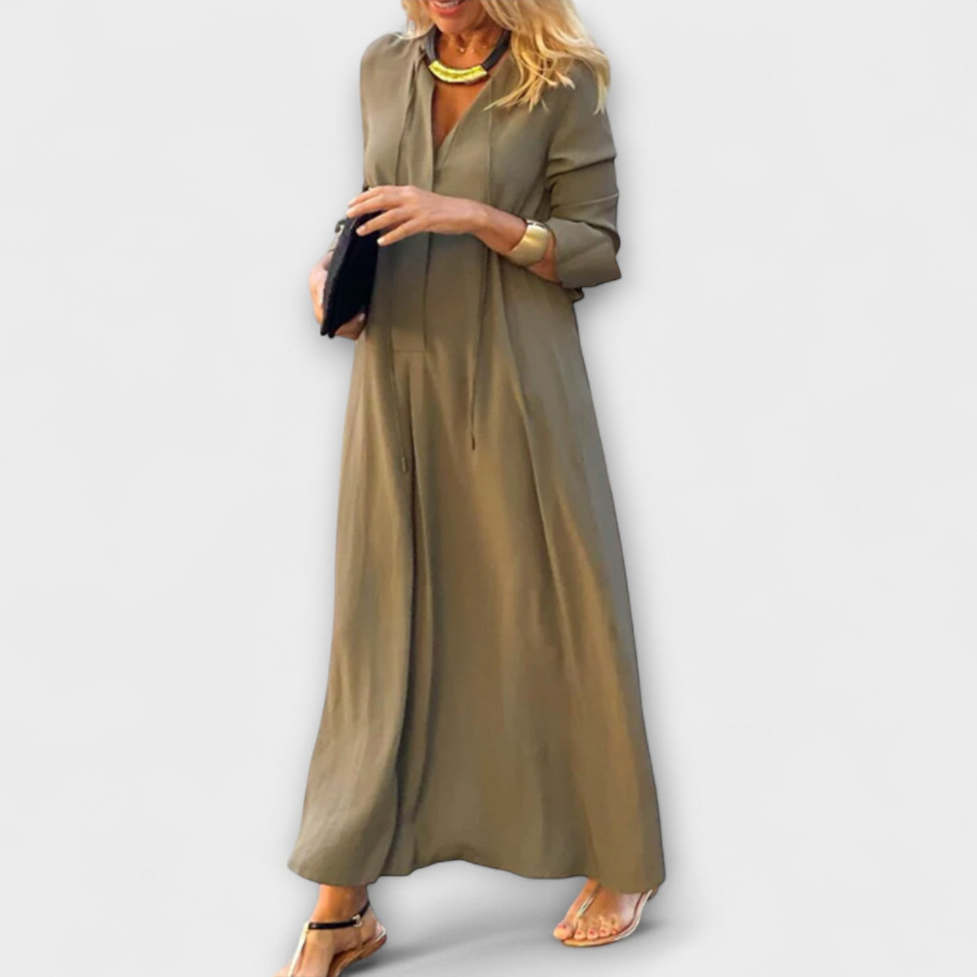 Annegret - Bequemes Maxikleid