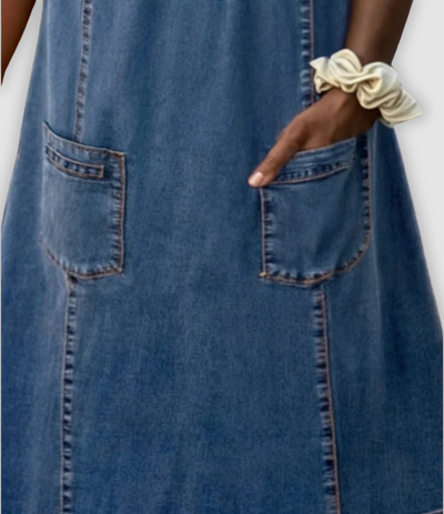 Peggy – Weiches Denimkleid