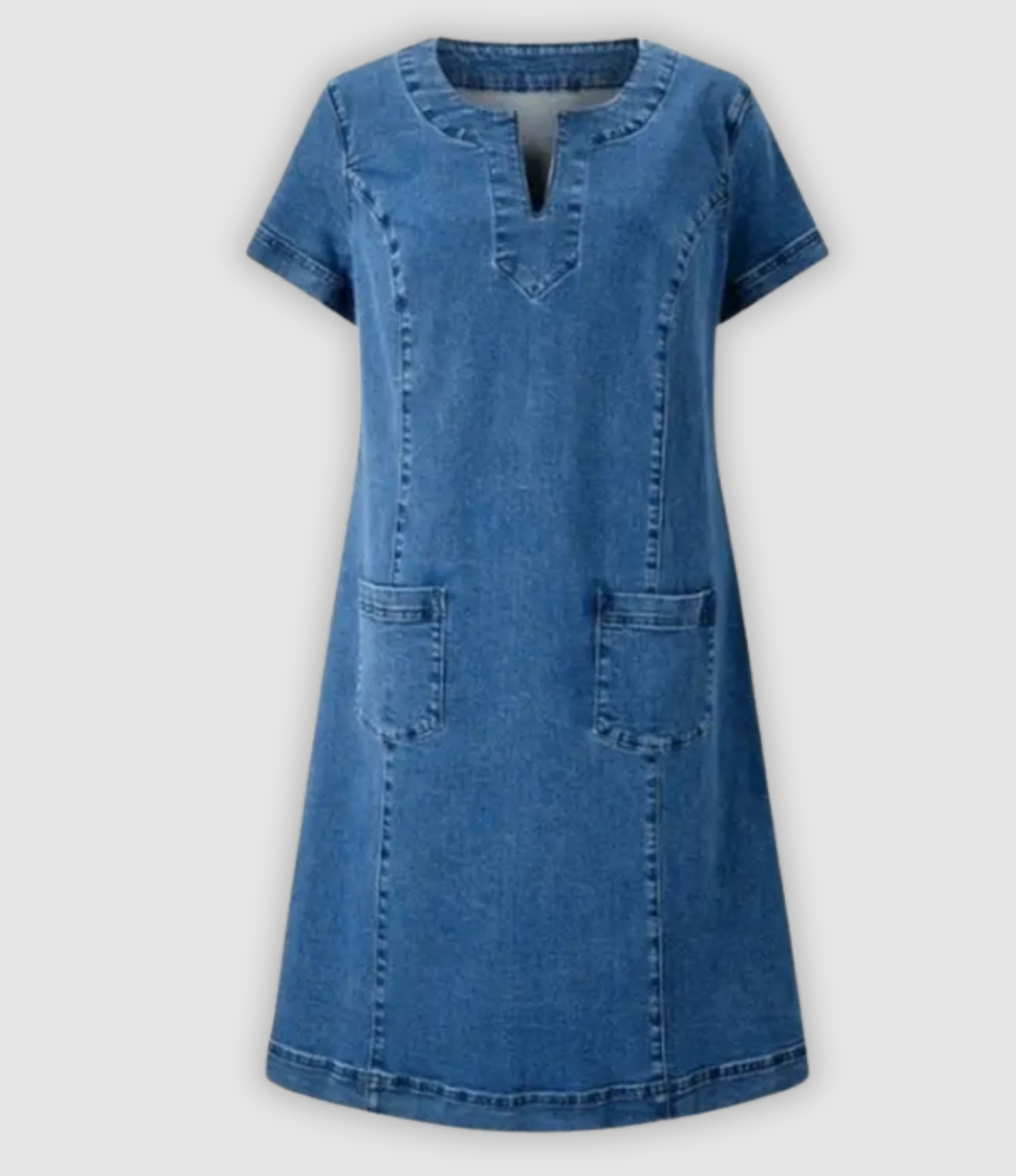 Peggy – Weiches Denimkleid