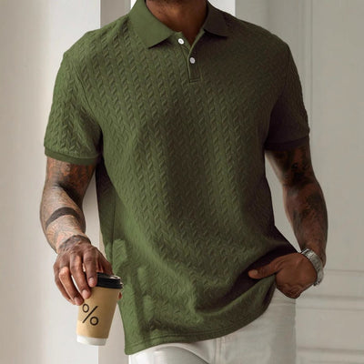 Alarich – Strukturiertes Poloshirt