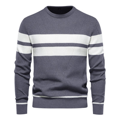 Feodor – Strukturierter Rundhals-Pullover