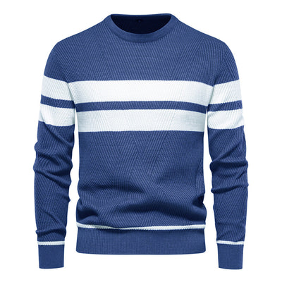 Feodor – Strukturierter Rundhals-Pullover