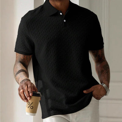 Alarich – Strukturiertes Poloshirt