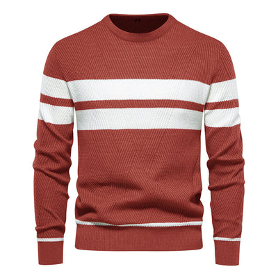 Feodor – Strukturierter Rundhals-Pullover