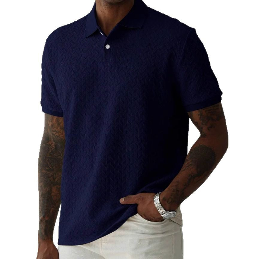 Alarich – Strukturiertes Poloshirt