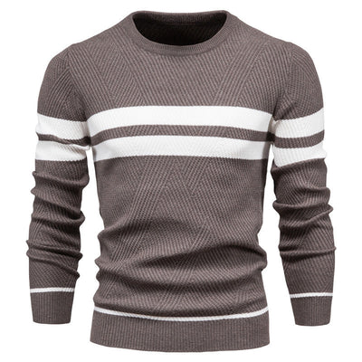 Feodor – Strukturierter Rundhals-Pullover