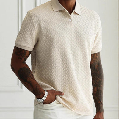 Alarich – Strukturiertes Poloshirt