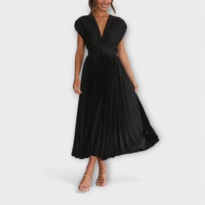 Justine - Stilvolles Faltenkleid