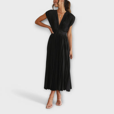 Justine - Stilvolles Faltenkleid