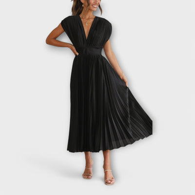 Justine - Stilvolles Faltenkleid