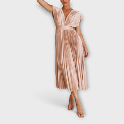 Justine - Stilvolles Faltenkleid