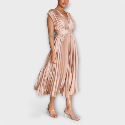 Justine - Stilvolles Faltenkleid