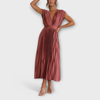 Justine - Stilvolles Faltenkleid
