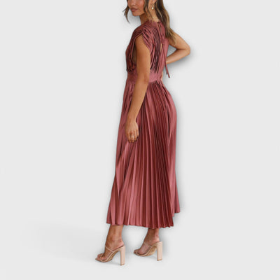 Justine - Stilvolles Faltenkleid