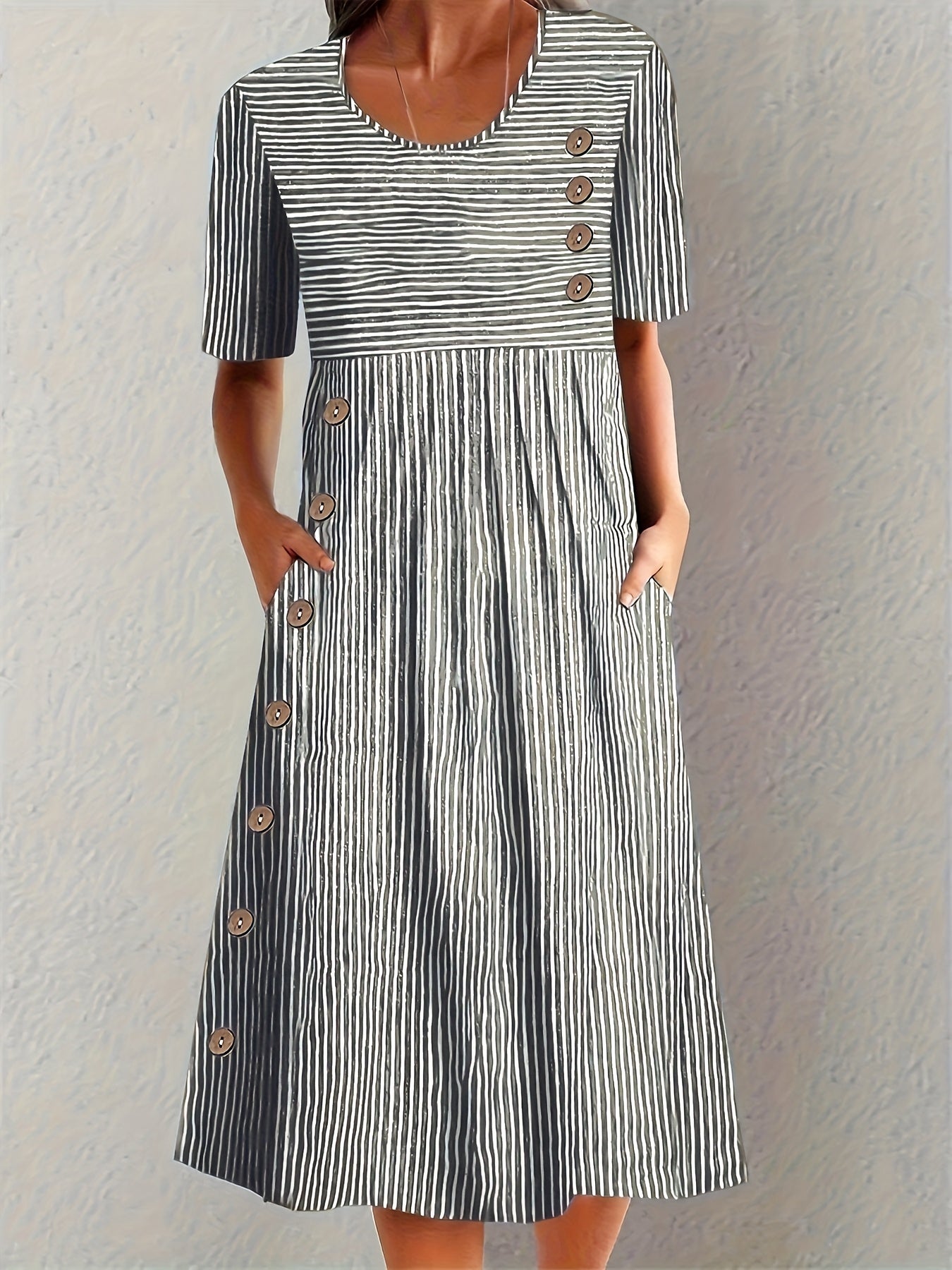 Sofia - Gestreiftes Sommerkleid