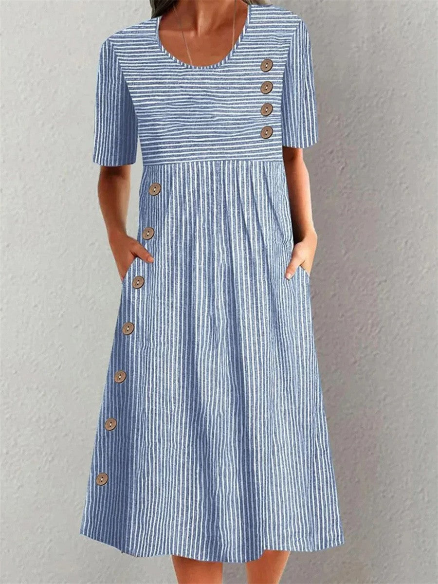 Sofia - Gestreiftes Sommerkleid
