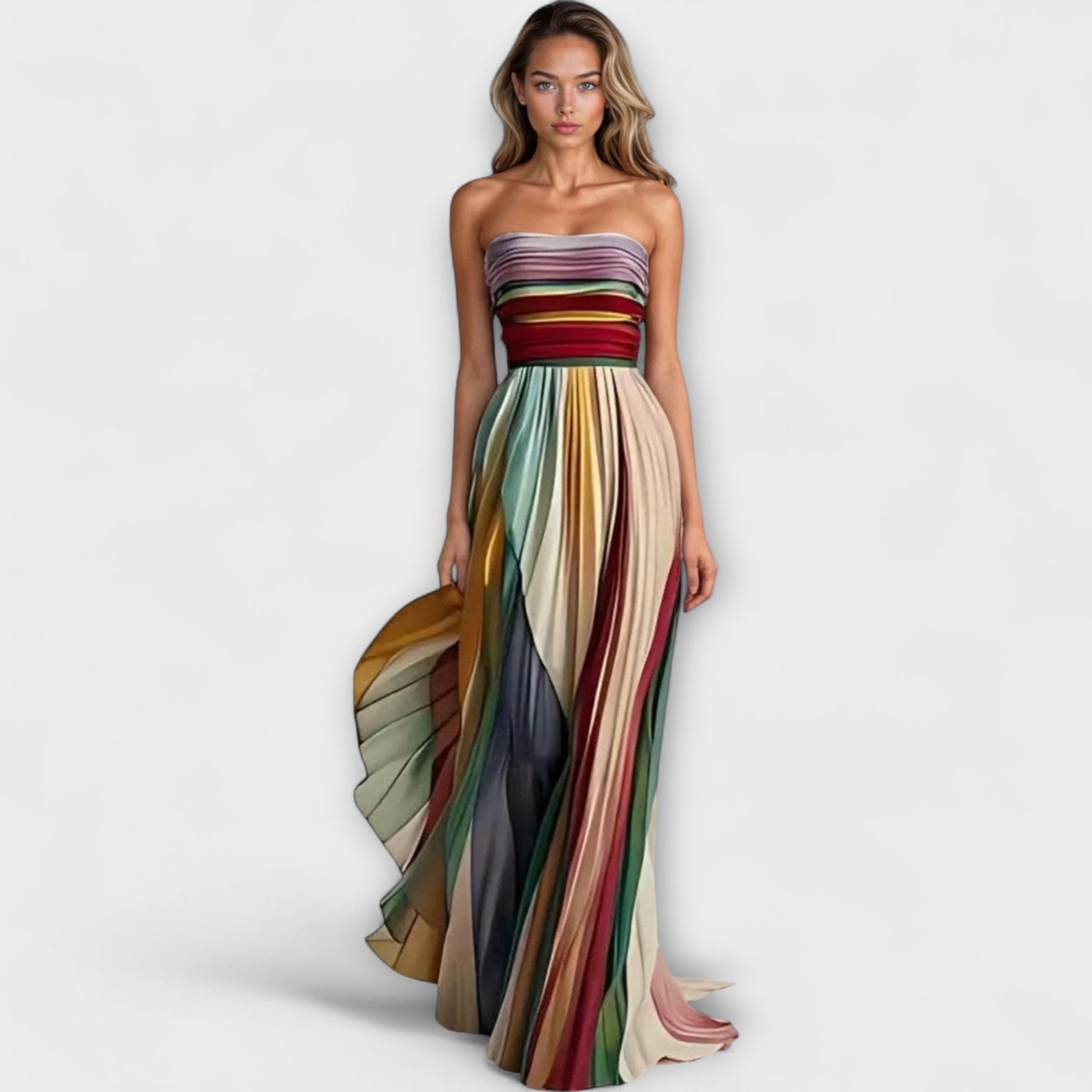 Yara - Langes Kleid aus Premiumstoff