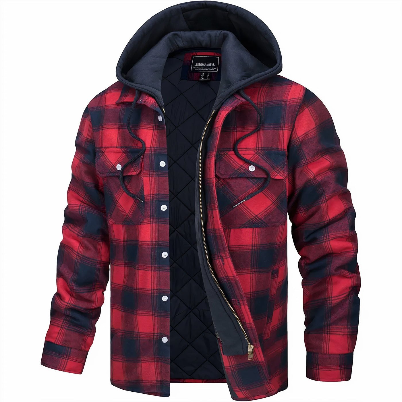 Tibor – Gestepptes Kapuzen-Overshirt