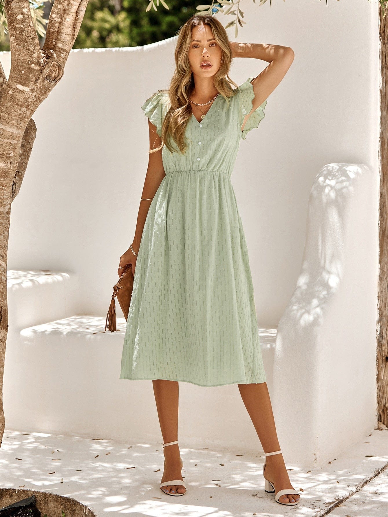 Hilde - Midi-Kleid für Hochzeitsgäste